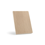 A5-Notizbuch mit Softcover aus Zuckerrohr und gepunkteten Seiten farbe gelb