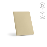 A5-Notizbuch aus Steinpapier mit wasserfesten Blankoseiten farbe beige
