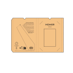 A5-Notizbuch aus Steinpapier mit wasserfesten Blankoseiten