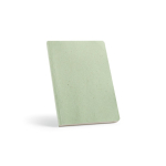 A5-Notizbuch aus Zitronengras mit Softcover und gepunkteten Seiten farbe hellgrün