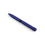 Kugelschreiber aus recyceltem Aluminium mit Magnetdruckknopf und schwarzer Tinte farbe marineblau zweite Ansicht