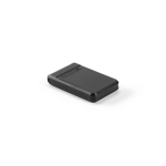Powerbank aus recyceltem Kunststoff mit Schnellladefunktion, 6.000 mAh farbe schwarz