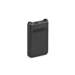 Powerbank aus recyceltem Kunststoff mit Schnellladefunktion, 6.000 mAh farbe schwarz dritte Ansicht
