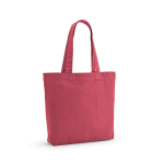 Tasche aus recycelter Baumwolle und RPET, 180 g/m2 farbe pink