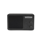 Kabelloser Lautsprecher aus recyceltem Kunststoff mit LCD-Display, 15 W farbe schwarz