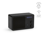 Kabelloser Lautsprecher aus recyceltem Kunststoff mit LCD-Display, 15 W farbe schwarz