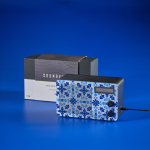 Kabelloser Lautsprecher aus recyceltem Kunststoff mit LCD-Display, 15 W farbe schwarz zweite Ansicht