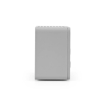 Kabelloser Lautsprecher aus recyceltem Kunststoff mit LCD-Display, 15 W farbe silber vierte Ansicht