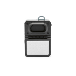 Kabelloser Lautsprecher aus recyceltem Kunststoff mit integriertem Subwoofer, 3 W farbe schwarz