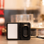 Kabelloser Lautsprecher aus recyceltem Kunststoff mit integriertem Subwoofer, 3 W farbe schwarz Ansicht der Umgebung