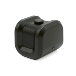 Tragbarer Lautsprecher aus recyceltem Kunststoff mit kräftigem Bass, 5W farbe schwarz