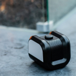 Tragbarer Lautsprecher aus recyceltem Kunststoff mit kräftigem Bass, 5W farbe schwarz zweite Ansicht der Umgebung