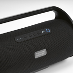 Wasserfester kabelloser Lautsprecher aus recyceltem Kunststoff, 40 W farbe schwarz zweite Ansicht