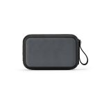 Kabelloser Lautsprecher aus recyceltem Kunststoff, 10 W farbe schwarz Ansicht von vorne