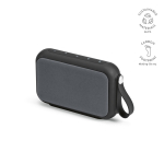 Kabelloser Lautsprecher aus recyceltem Kunststoff, 10 W farbe schwarz