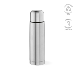 Thermoflasche aus recyceltem Edelstahl mit Doppelwand 500 ml