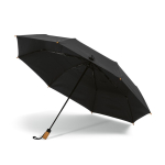 Automatischer Regenschirm aus recyceltem Kunststoff, sturmfest, Ø 119 cm farbe schwarz