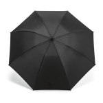 Faltbarer Automatikschirm aus rPET mit Umkehrmechanismus, Ø 101,5 cm farbe schwarz Ansicht von vorne