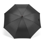 Windfester Golf-Regenschirm mit automatischer Öffnung, Ø 146 cm farbe schwarz Ansicht von vorne