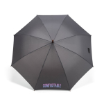Windfester Golf-Regenschirm mit automatischer Öffnung, Ø 146 cm farbe dunkelgrau
