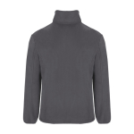 Herren-Fleecejacke aus Polyester mit hohem Kragen, 300 g/m2, Roly farbe dunkelgrau zweite Rückansicht