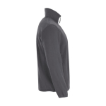 Herren-Fleecejacke aus Polyester mit hohem Kragen, 300 g/m2, Roly farbe dunkelgrau zweite Seitenansicht