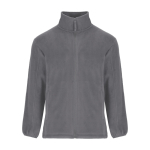 Herren-Fleecejacke aus Polyester mit hohem Kragen, 300 g/m², Roly farbe aschgrau