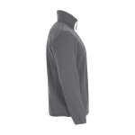 Herren-Fleecejacke aus Polyester mit hohem Kragen, 300 g/m², Roly farbe aschgrau zweite Seitenansicht