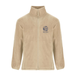 Herren-Fleecejacke aus Polyester mit hohem Kragen, 300 g/m2, Roly Ansicht mit Siebdruck