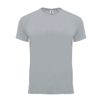 Sport-T-Shirt aus 100% Polyester, 135 g/m², Roly farbe grau