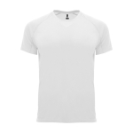 Sport-T-Shirt aus 100% Polyester für Kinder, 135 g/m2, Roly farbe weiß