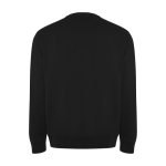 Unisex-Pullover aus Bio-Baumwolle und rPET, 300 g/m2, Roly farbe schwarz