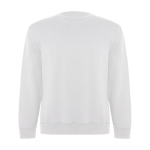 Unisex-Pullover aus Bio-Baumwolle und rPET, 300 g/m2, Roly farbe weiß