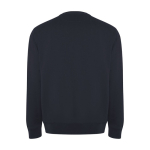 Unisex-Pullover aus Bio-Baumwolle und rPET, 300 g/m2, Roly farbe marineblau zweite Rückansicht