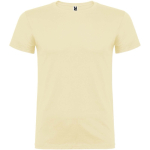 Kinder-T-Shirt aus 100 % Baumwolle mit Rundhals, 155 g/m², Roly farbe pastellgelb