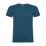 Kinder-T-Shirt aus 100 % Baumwolle mit Rundhals, 155 g/m², Roly farbe dunkelblau