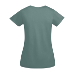 T-Shirt aus Bio-Baumwolle für Damen, 175 g/m2, Roly farbe mintgrün zweite Rückansicht