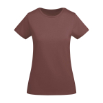 T-Shirt aus Bio-Baumwolle für Damen, 175 g/m2, Roly farbe taupe