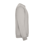Unisex-Sweatshirt aus Baumwolle und Polyester, 280 g/m², Roly farbe grau zweite Seitenansicht
