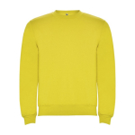 Unisex-Sweatshirt aus Baumwolle und Polyester, 280 g/m2, Roly farbe gelb