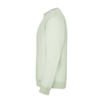 Unisex-Sweatshirt aus Baumwolle und Polyester, 280 g/m², Roly farbe pastellgrün Seitenansicht