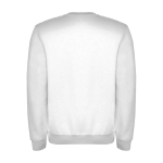 Unisex-Sweatshirt aus Baumwolle und Polyester, 280 g/m², Roly farbe hellgrau zweite Rückansicht