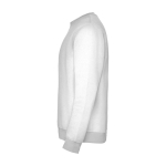 Unisex-Sweatshirt aus Baumwolle und Polyester, 280 g/m², Roly farbe hellgrau Seitenansicht