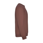 Unisex-Sweatshirt aus Baumwolle und Polyester, 280 g/m², Roly farbe taupe zweite Seitenansicht