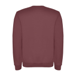 Unisex-Sweatshirt aus Baumwolle und Polyester, 280 g/m², Roly farbe marmorrot zweite Rückansicht