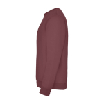 Unisex-Sweatshirt aus Baumwolle und Polyester, 280 g/m², Roly farbe marmorrot Seitenansicht