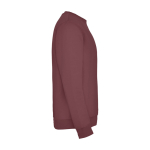 Unisex-Sweatshirt aus Baumwolle und Polyester, 280 g/m², Roly farbe marmorrot zweite Seitenansicht