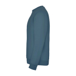 Unisex-Sweatshirt aus Baumwolle und Polyester, 280 g/m², Roly farbe bondi blau Seitenansicht