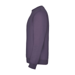 Unisex-Sweatshirt aus Baumwolle und Polyester, 280 g/m², Roly farbe lila Seitenansicht