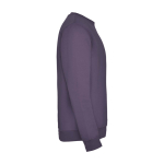 Unisex-Sweatshirt aus Baumwolle und Polyester, 280 g/m², Roly farbe lila zweite Seitenansicht